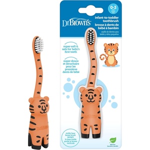 image:imageDr Browns InfanttoToddler Toothbrush Tiger 03 Years