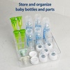 image:imageDr Browns Baby Bottle Storage Tray with Customizable Compartments ClearClear