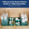 image:imageDr Browns Baby Bottle Storage Tray with Customizable Compartments ClearClear