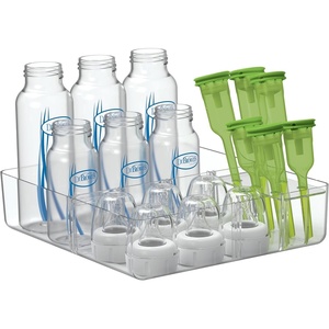 image:imageDr Browns Baby Bottle Storage Tray with Customizable Compartments ClearClear